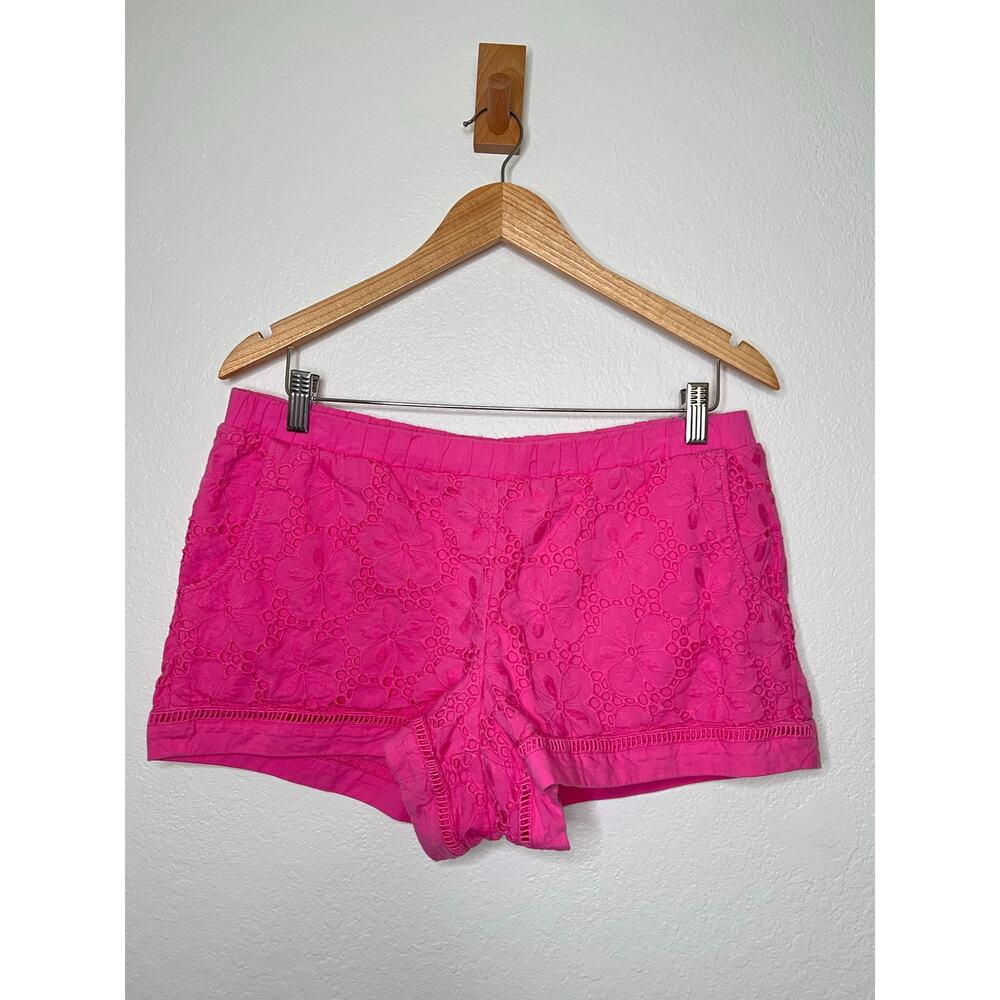 Lilly Pulitzer Hot Pink Eyelet Shorts